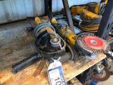 Lot of (2) DeWalt Electric Angle Grinders