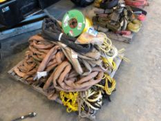 Pallet of Asst. Nylon Slings, Rope, etc.