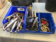 Lot of Asst. Vise Grips, Carabiners, Nut Drivers, etc.