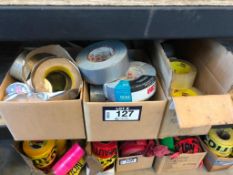 Lot of (3) Boxes of Asst. Tape