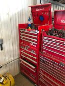 Homak 10-Drawer Tool Chest w/ Asst. Contents including Squares, Pipe Wrenches, Tape Measures, Bits,