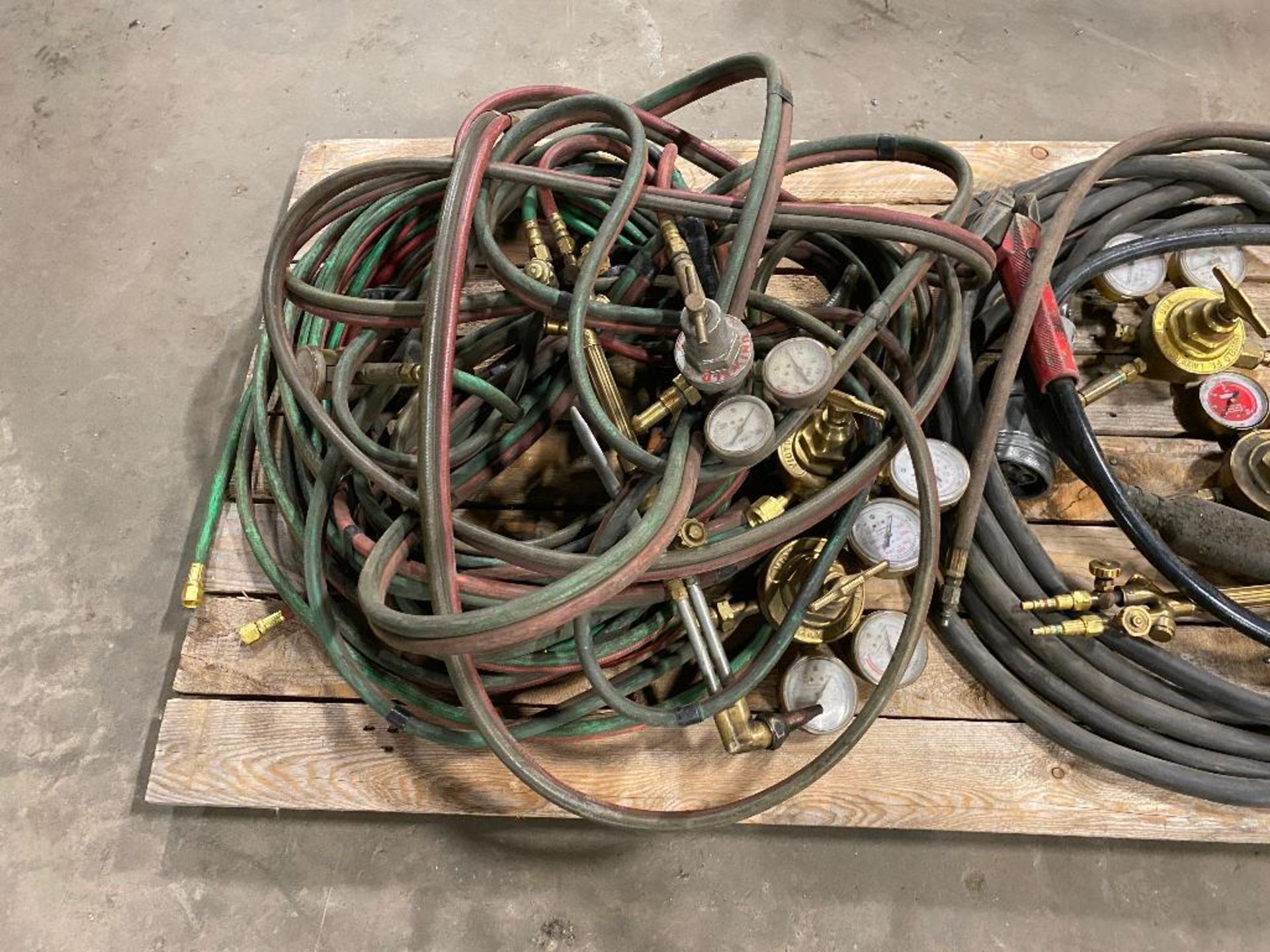Lot of Asst. Oxy/Acetylene Hoses, Gauges, Torches, Air Line, etc. - Image 3 of 3