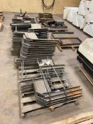 Lot of Pallets of Asst. Steel, Mud Falp Brackets etc.