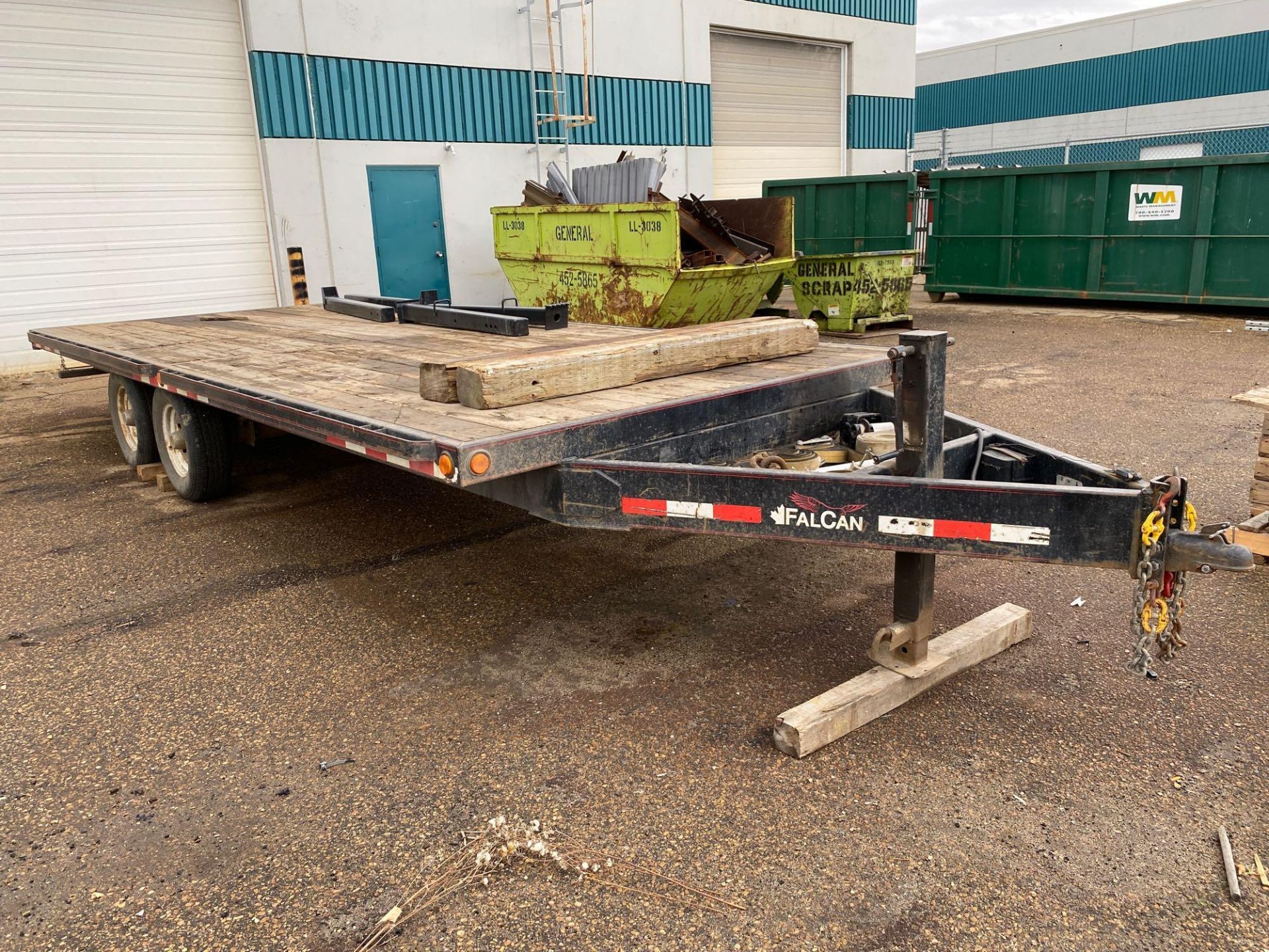 1999 FalCan 20' T/A Flat Deck Trailer, VIN# 2F9T320HXX6056599 - Image 2 of 14