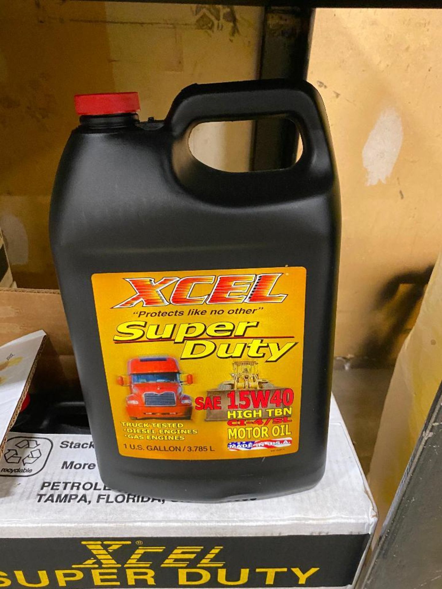 Lot of (6) Cases of Xcel Super 15W40 - Image 2 of 2