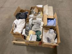 Pallet of Asst. Safety Gear including Gloves, Work Pants, In-Soles, etc.