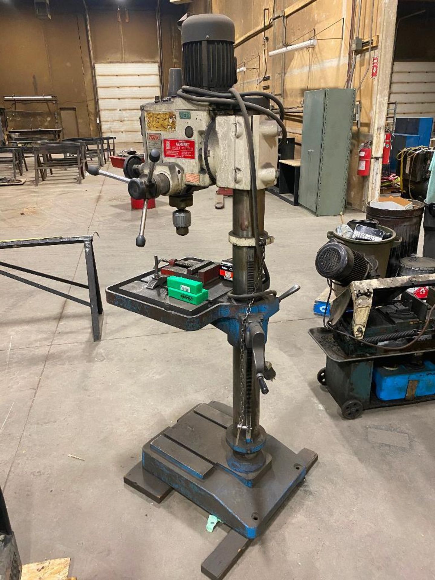 Cantek RF- 40HS Vertical Speed Drill Press, 1HP, 3.6A, 230V, w/ 6" Machine Vise, Golden Chuck, Jacob - Image 4 of 9