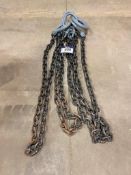 3/4in, 7ft. 6in. 4-Leg Lifting Chains