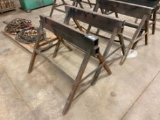 Lot of (2) Shop Built Steel Stands