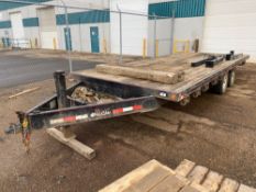 1999 FalCan 20' T/A Flat Deck Trailer, VIN# 2F9T320HXX6056599