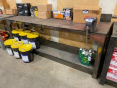 24in X 98in Steel Welding Bench w/ 6in Vise