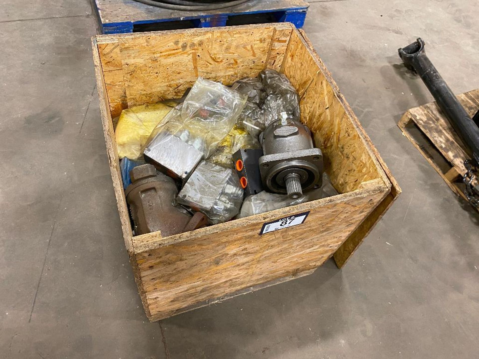 Crate of Asst. Hydraulic Components