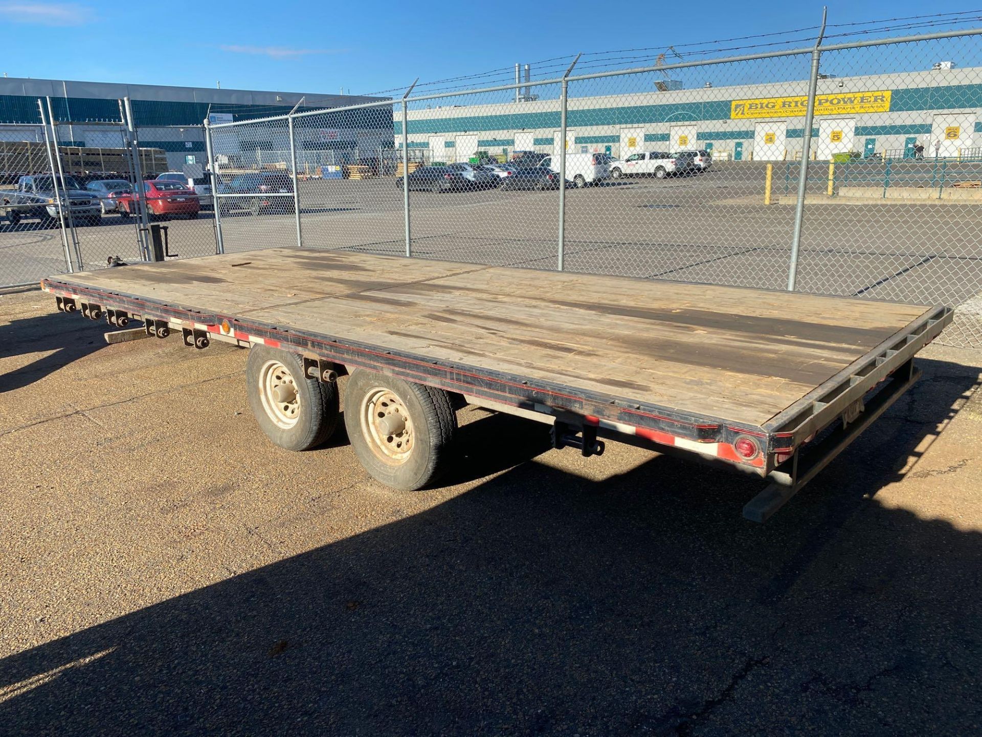 1999 FalCan 20' T/A Flat Deck Trailer, VIN# 2F9T320HXX6056599 - Image 13 of 14