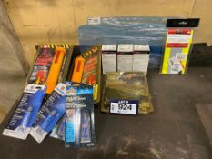 Lot of Asst. Strap-On Cables, Emergency Road Warning Flashers, Gasket Maker, etc.