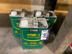 Lot of (3) 3.78L TYME Cold Parts Cleaner