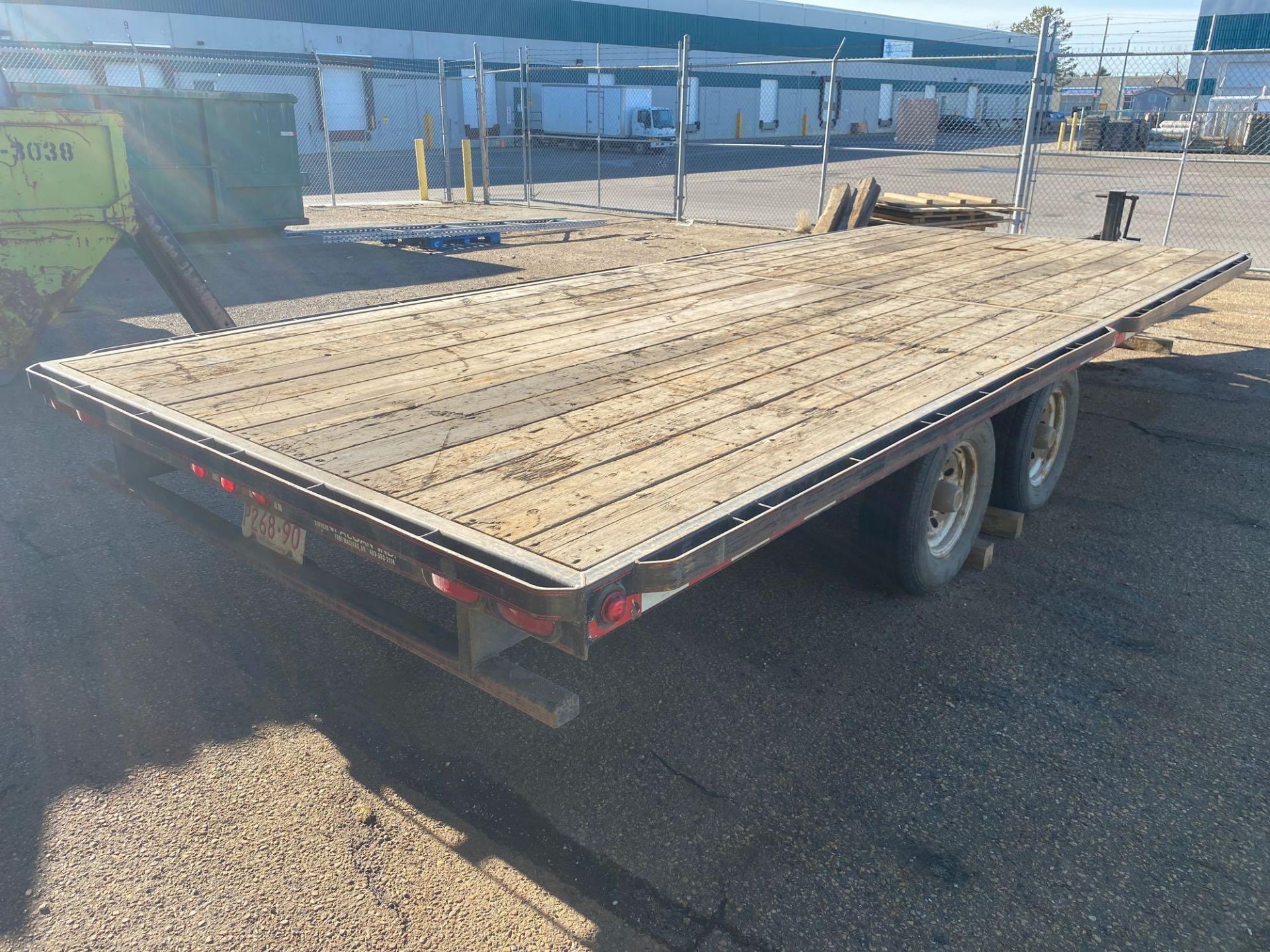 1999 FalCan 20' T/A Flat Deck Trailer, VIN# 2F9T320HXX6056599 - Image 12 of 14