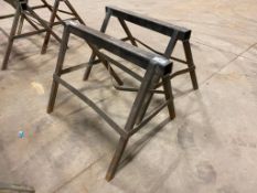 Lot of (2) Shop Built Steel Stands