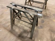 Lot of (2) Shop Built Steel Stands