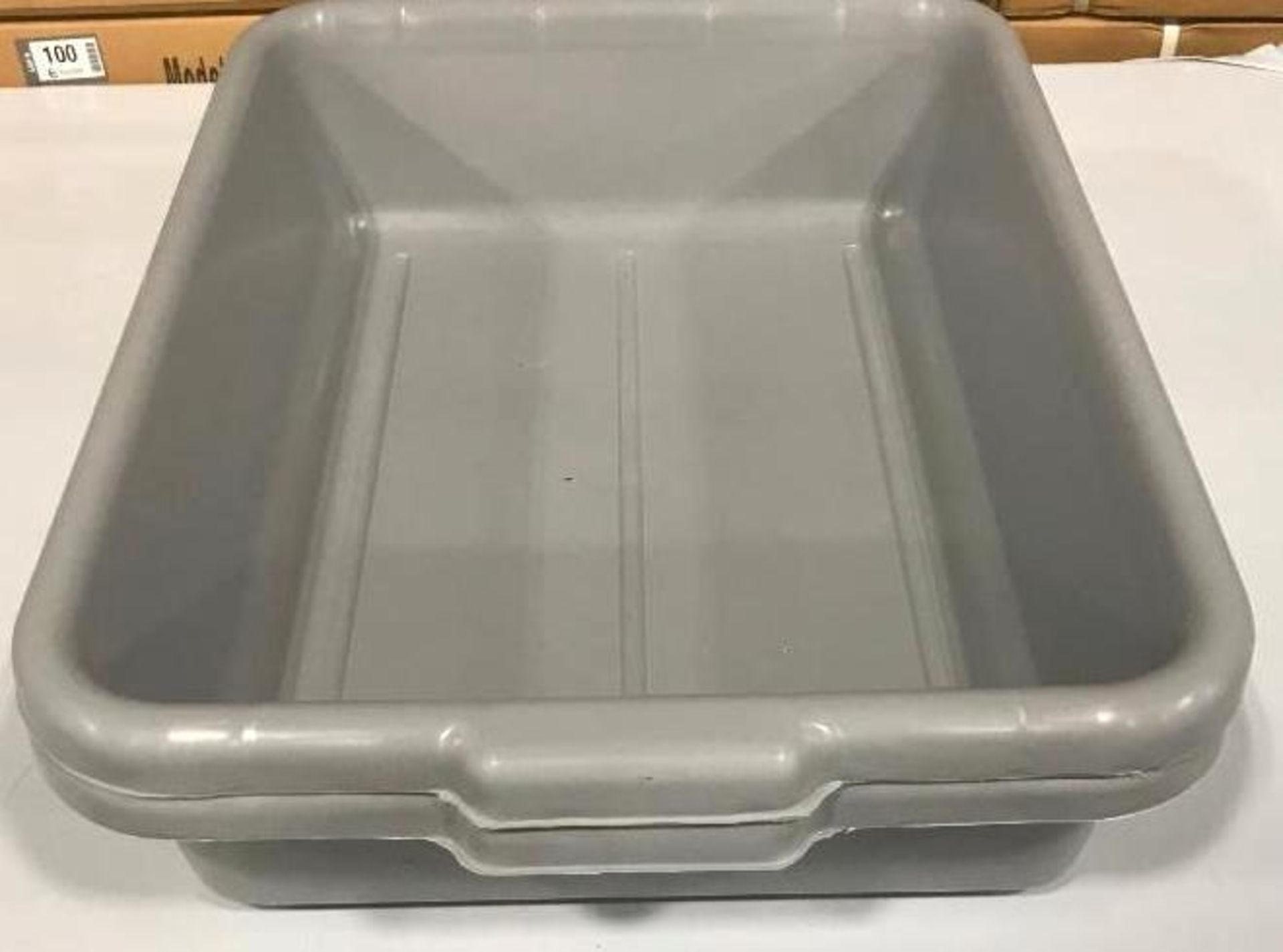 22" X 15.75" X 5.25" HEAVY DUTY GREY POLY TOTES, JR 36500 - LOT OF 2 - NEW - Image 2 of 2