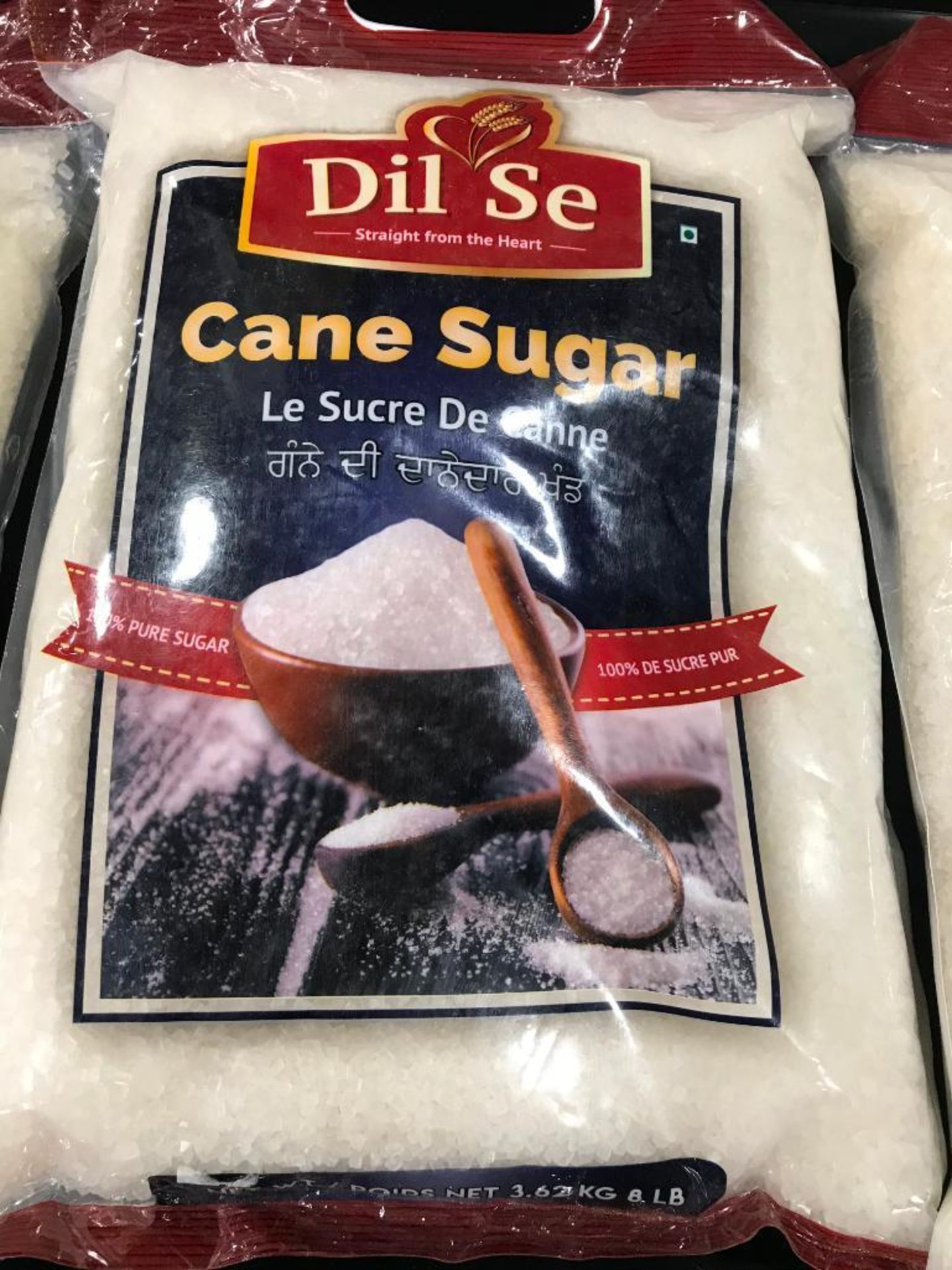 (3) BAGS OF DIL SE CANE SUGAR- 8 LBS PER BAG - Image 3 of 5