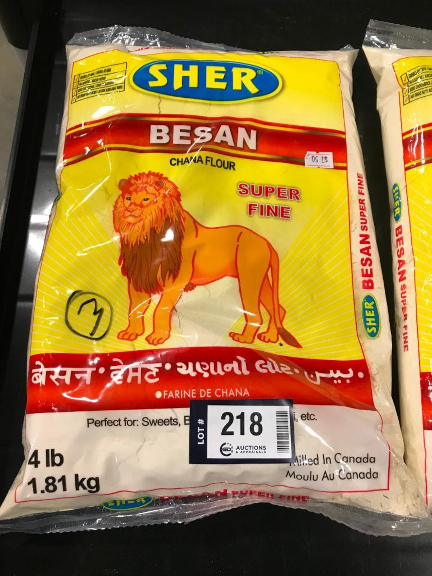 (3) BAGS OF SHER BESAN CHANA FLOUR - 4LBS PER BAG - Image 2 of 5