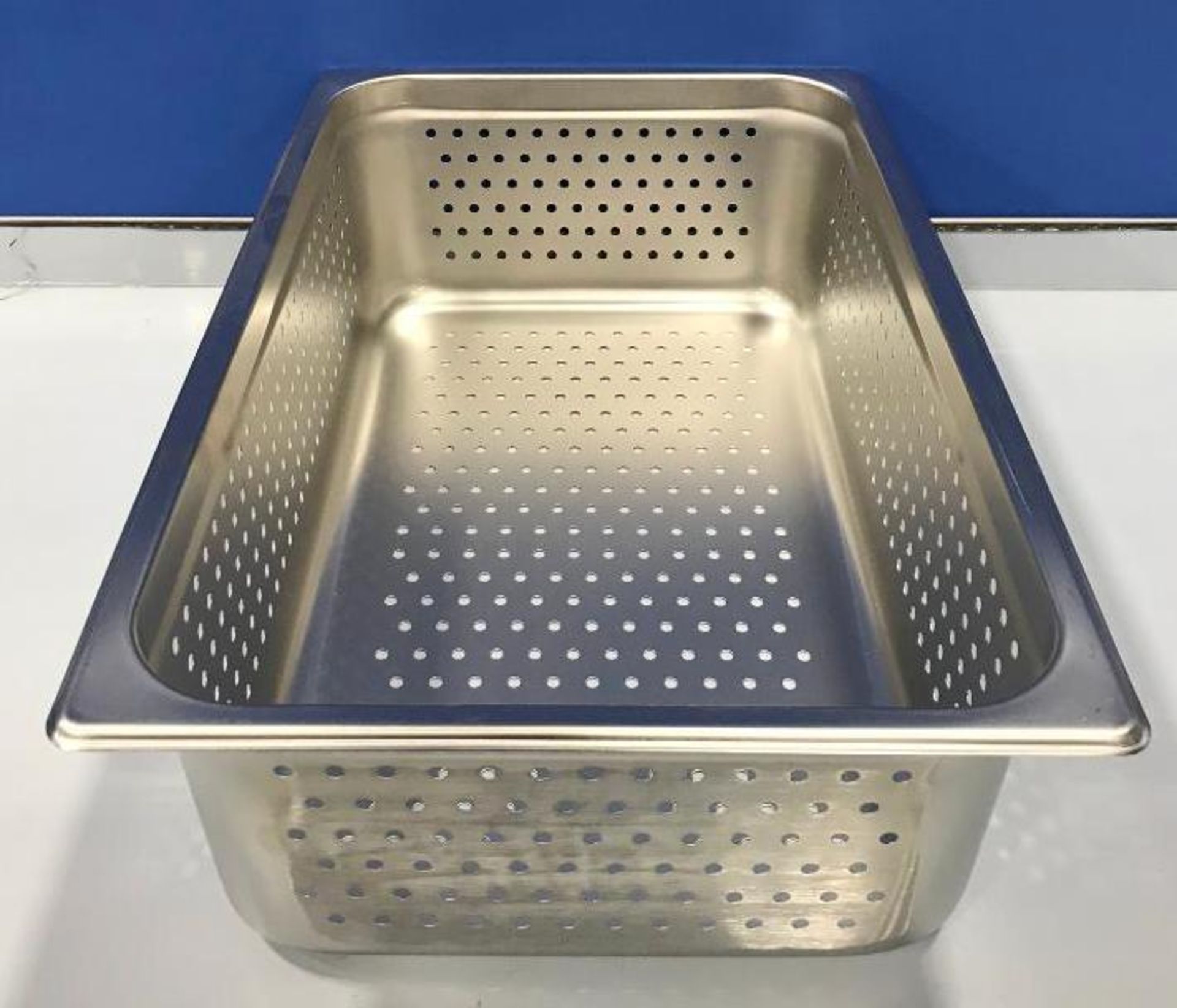 FULL SIZE 6" DEEP STAINLESS STEEL PERFORATED INSERT, JOHNSON ROSE 58107 - NEW - Image 2 of 3