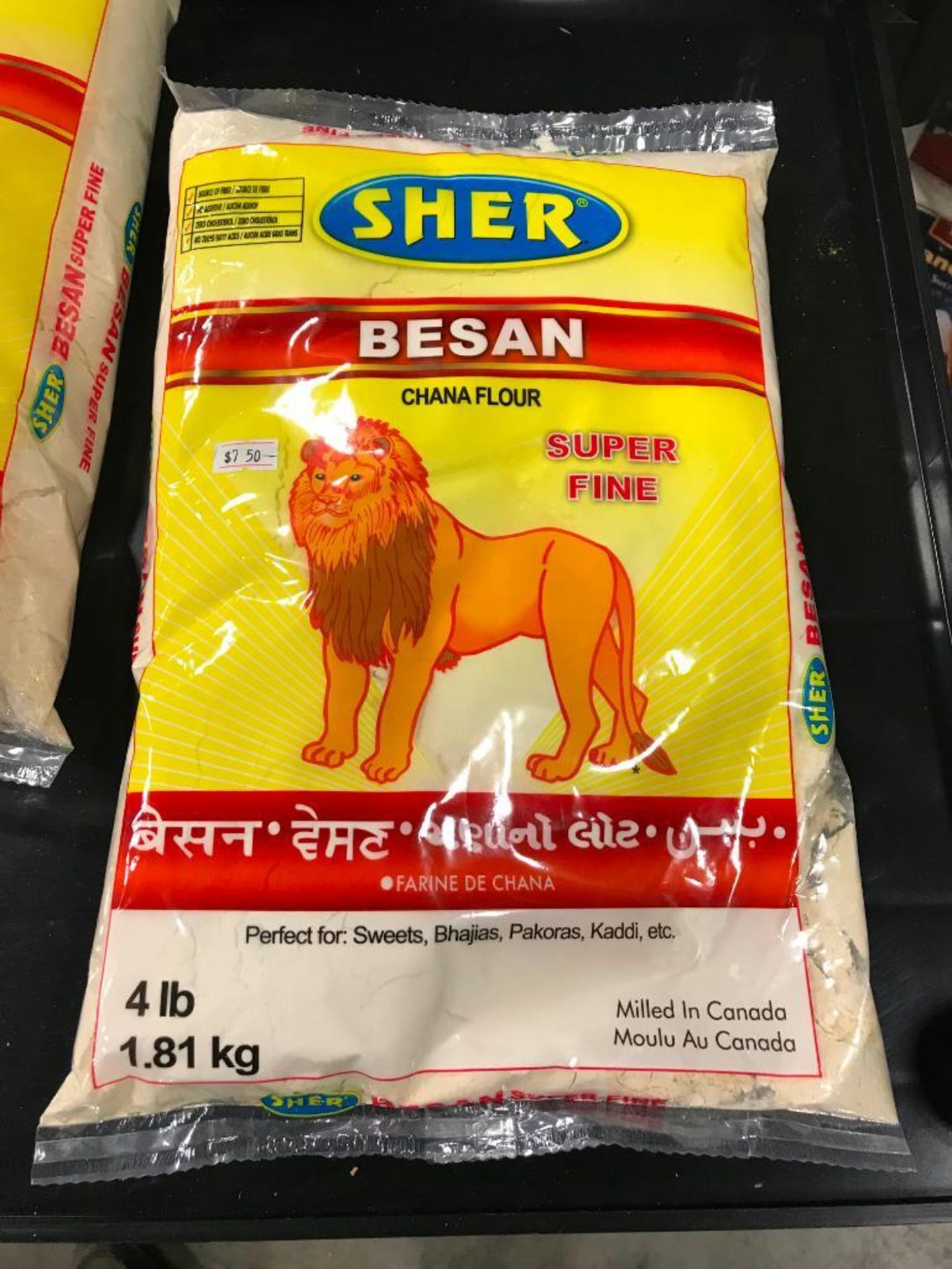 (3) BAGS OF SHER BESAN CHANA FLOUR - 4LBS PER BAG - Image 4 of 5