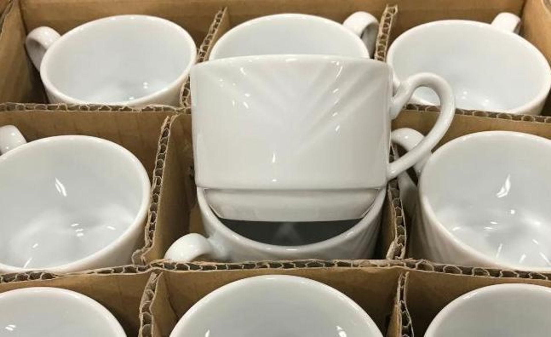 4OZ/120ML WHITE PORCELAIN CUPS, ARCOROC "HORIZON" S0626 - LOT OF 36 - NEW - Image 2 of 2