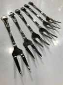 13" CARVING FORK, JOHNSON ROSE 3503 - LOT OF 6 - NEW