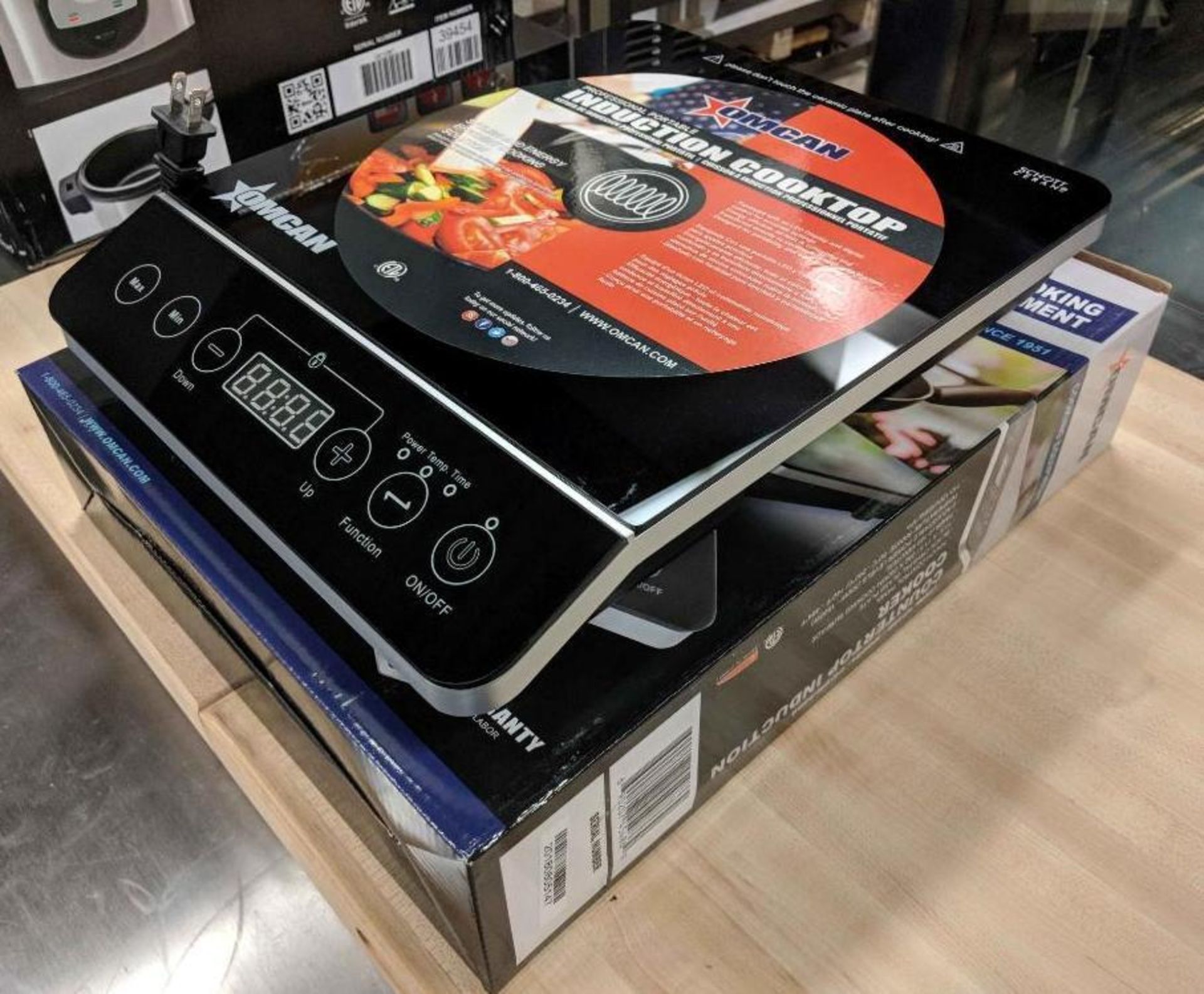 1800W COUNTERTOP INDUCTION COOKER, 120V, OMCAN 45486 - NEW - Image 2 of 5