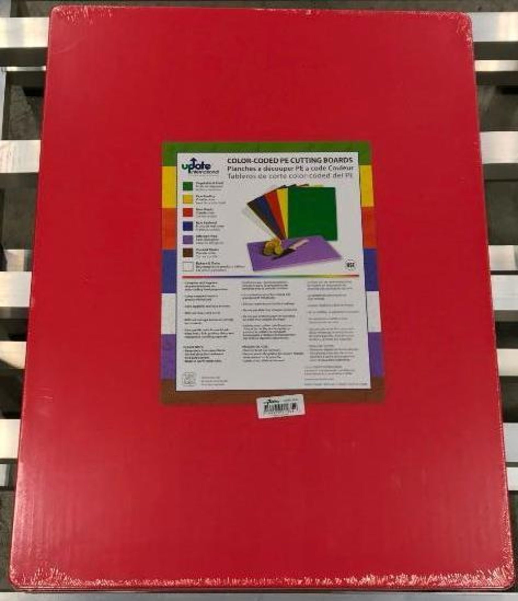 UPDATE INTERNATIONAL 18X24X1/2" RED CUTTING BOARD, CBRE-1824 - NEW