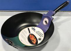 11" CARBON STEEL NON-STICK WOK, UPDATE WOK-11 - NEW