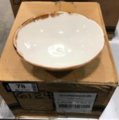 DUDSON HARVEST NATURAL BOWL 5 7/8" - 12/CASE, MADE IN ENGLAND