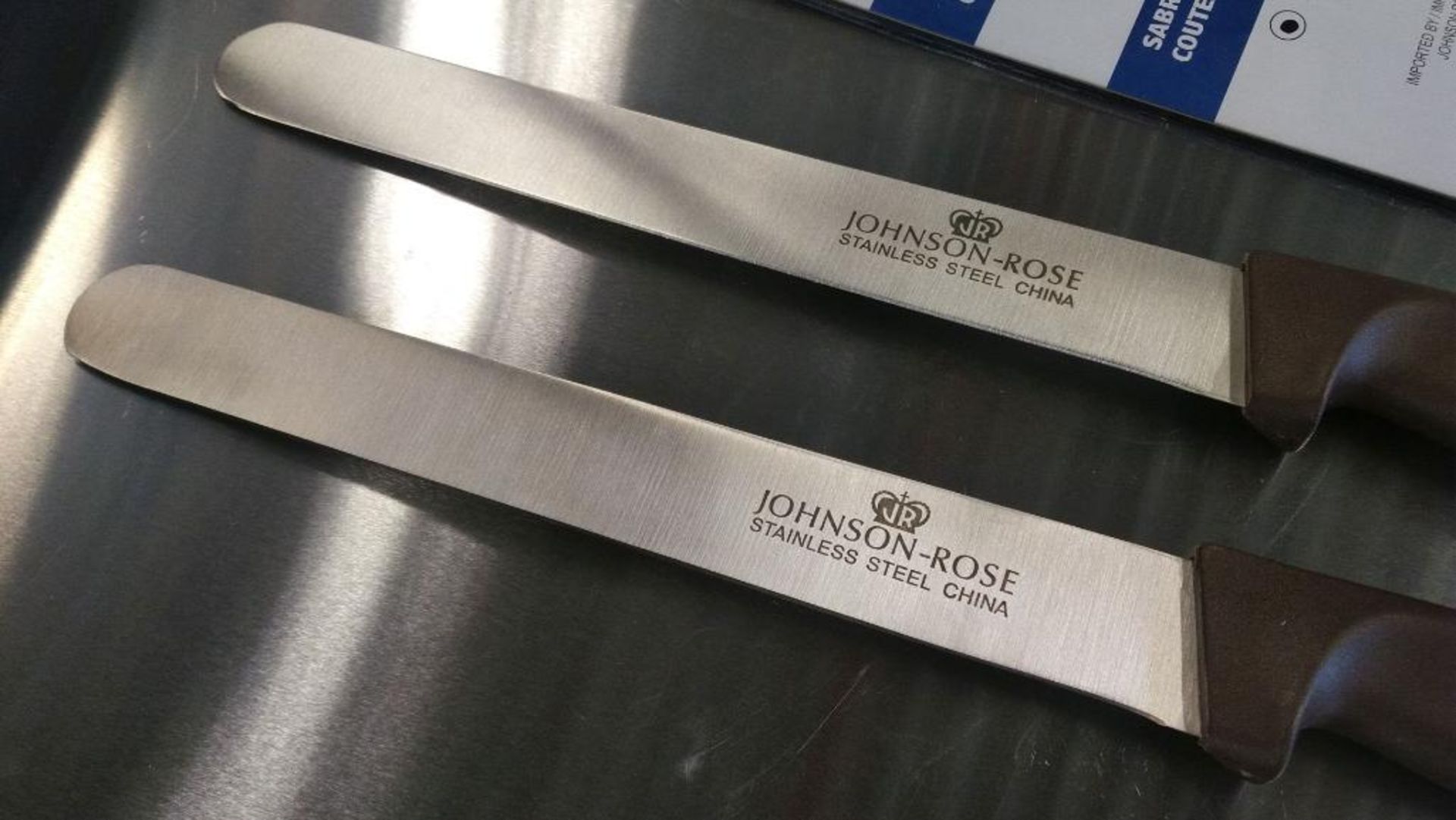 10" SABRE SLICING KNIVES, JOHNSON-ROSE 25210 - LOT OF 2 - NEW - Image 2 of 2