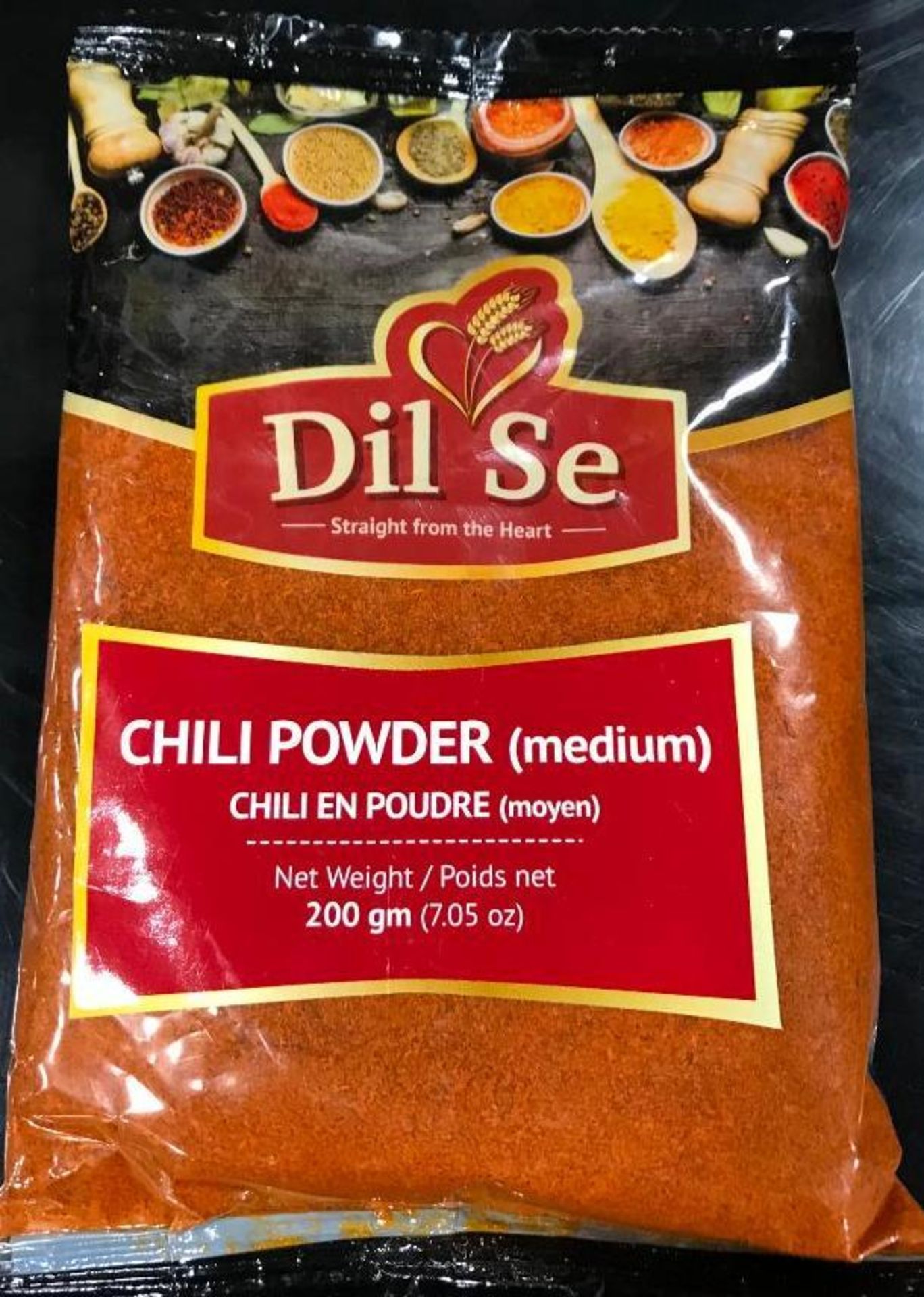 (20) BAGS OF DIL SE CHILI POWDER MEDIUM - 200 GM PER BAG - Image 2 of 3