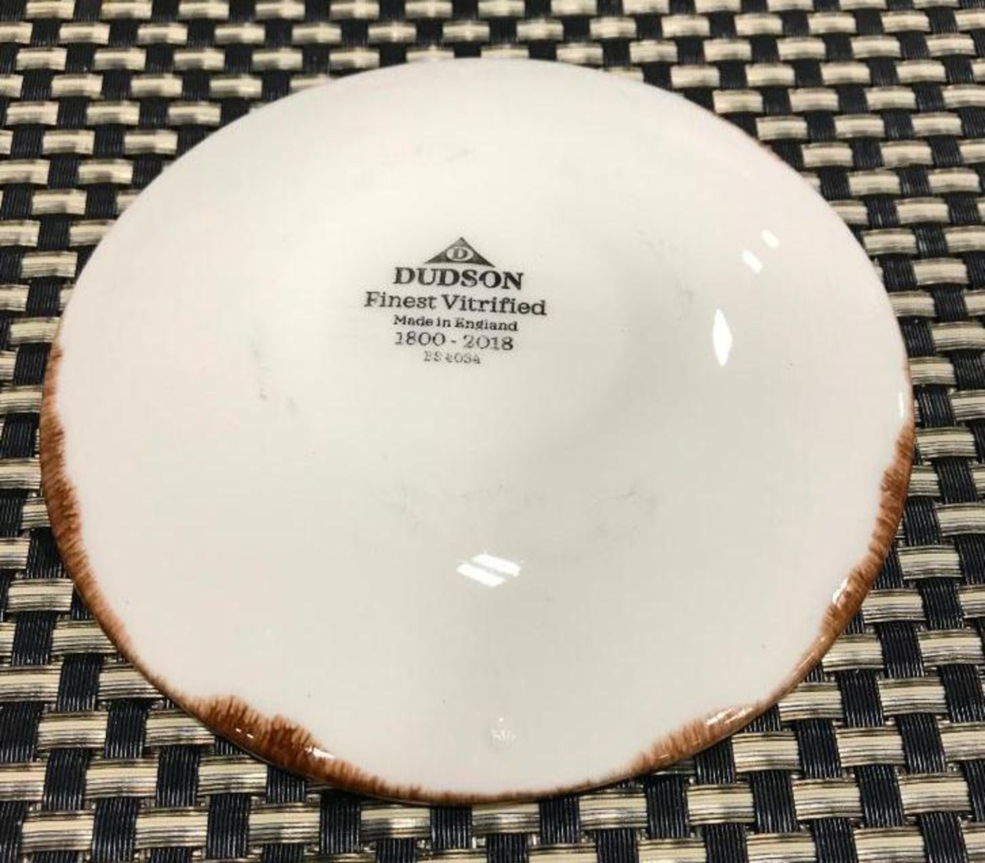 DUDSON HARVEST NATURAL PLATE 5.5" -12/CASE, MADE IN ENGLAND - Image 4 of 5