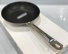 8" STAINLESS STEEL INDUCTION FRYING PAN W/ EXCALIBUR NON-STICK COATING - UPDATE SFC-08 - NEW