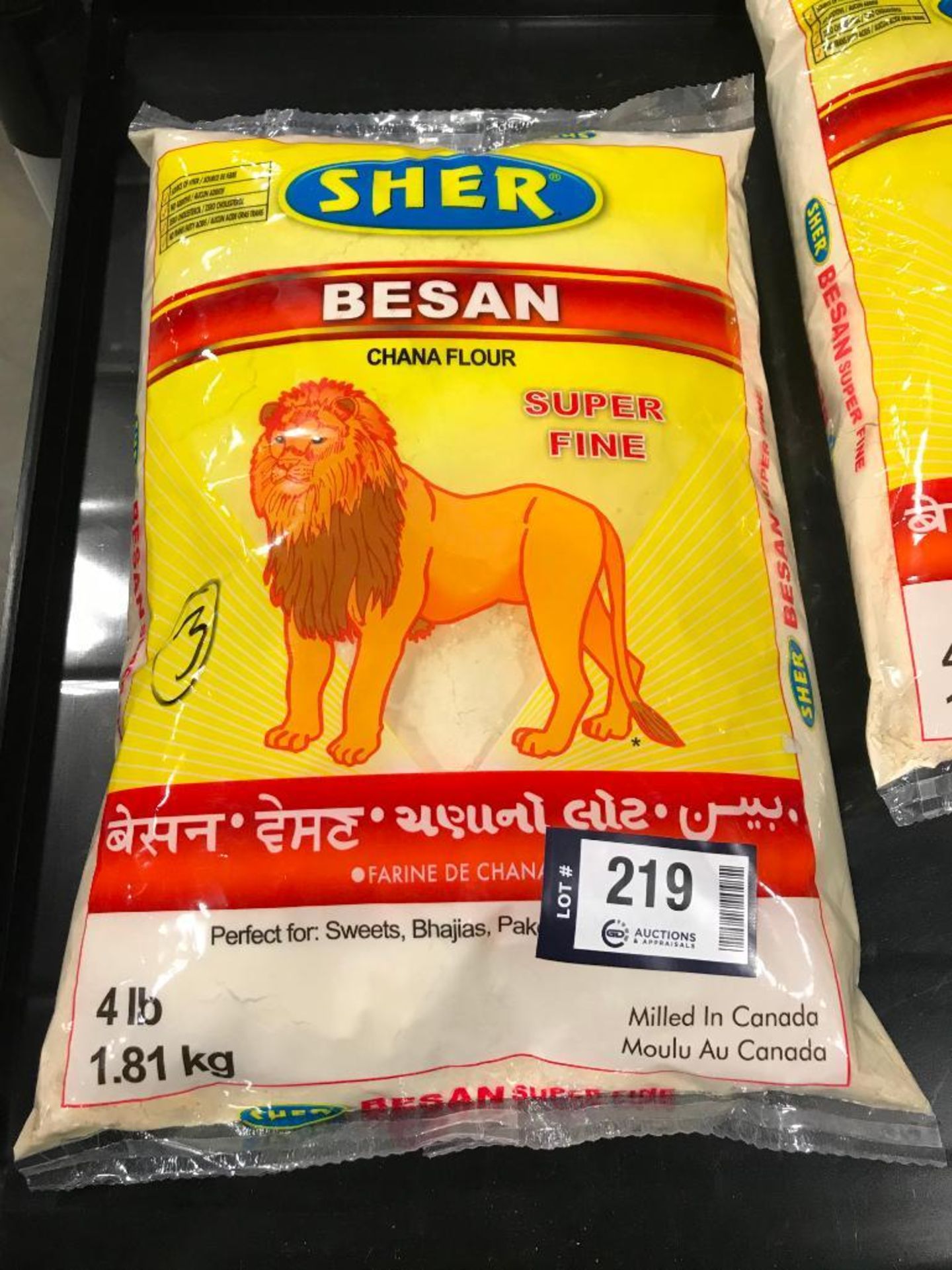 (3) BAGS OF SHER BESAN CHANA FLOUR - 4LBS PER BAG - Image 2 of 5