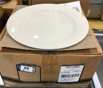 DUDSON CLASSIC PLATE 12.5" - 12/CASE, MADE IN ENGLAND