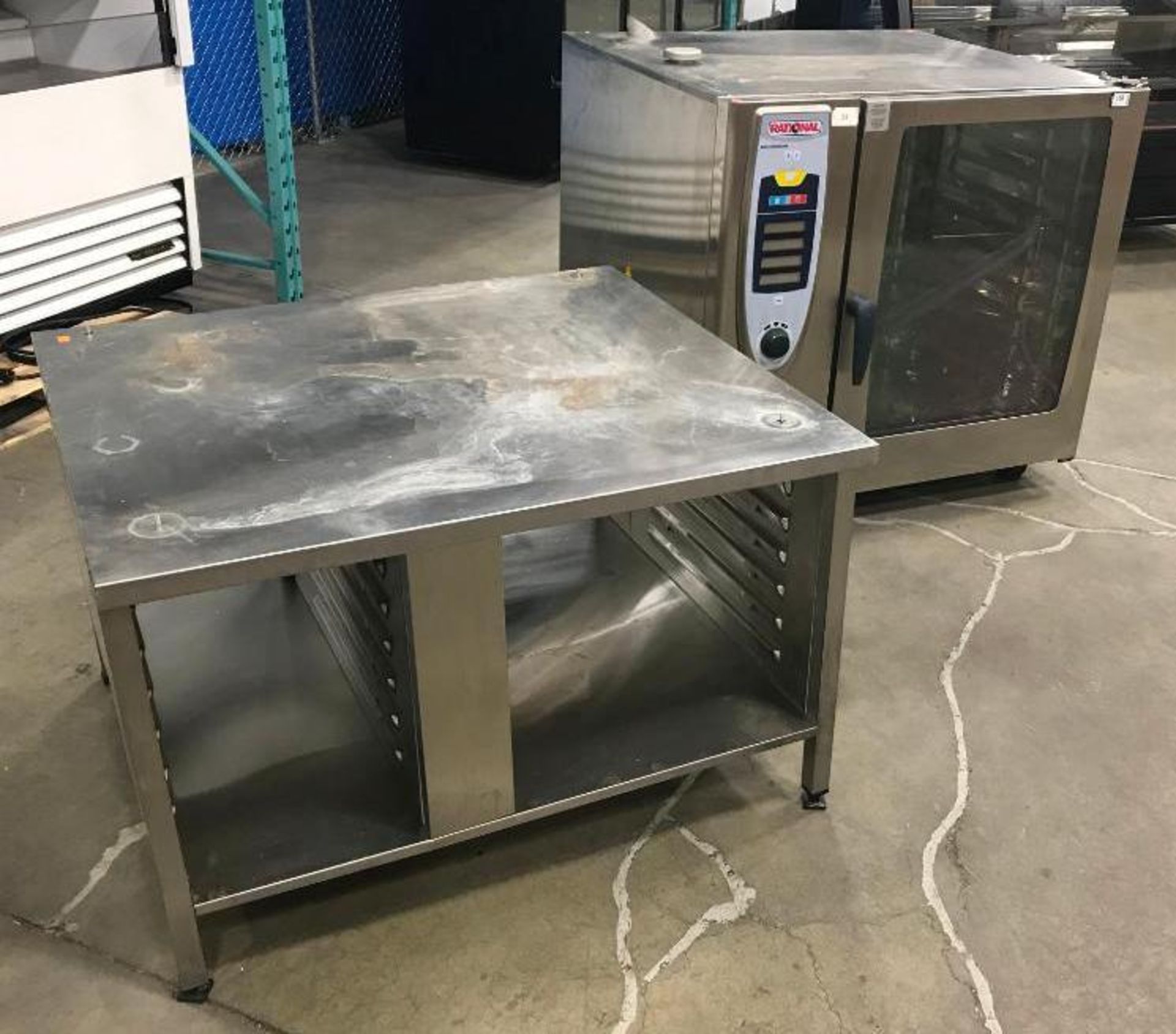 RATIONAL SCC 102 COMBI OVEN W/ STAND - Image 3 of 8