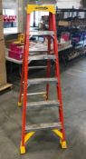 WERNER 6 FOOT FIBERGLASS LADDER