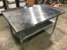 48" X 30" STAINLESS STEEL EQUIPMENT STAND