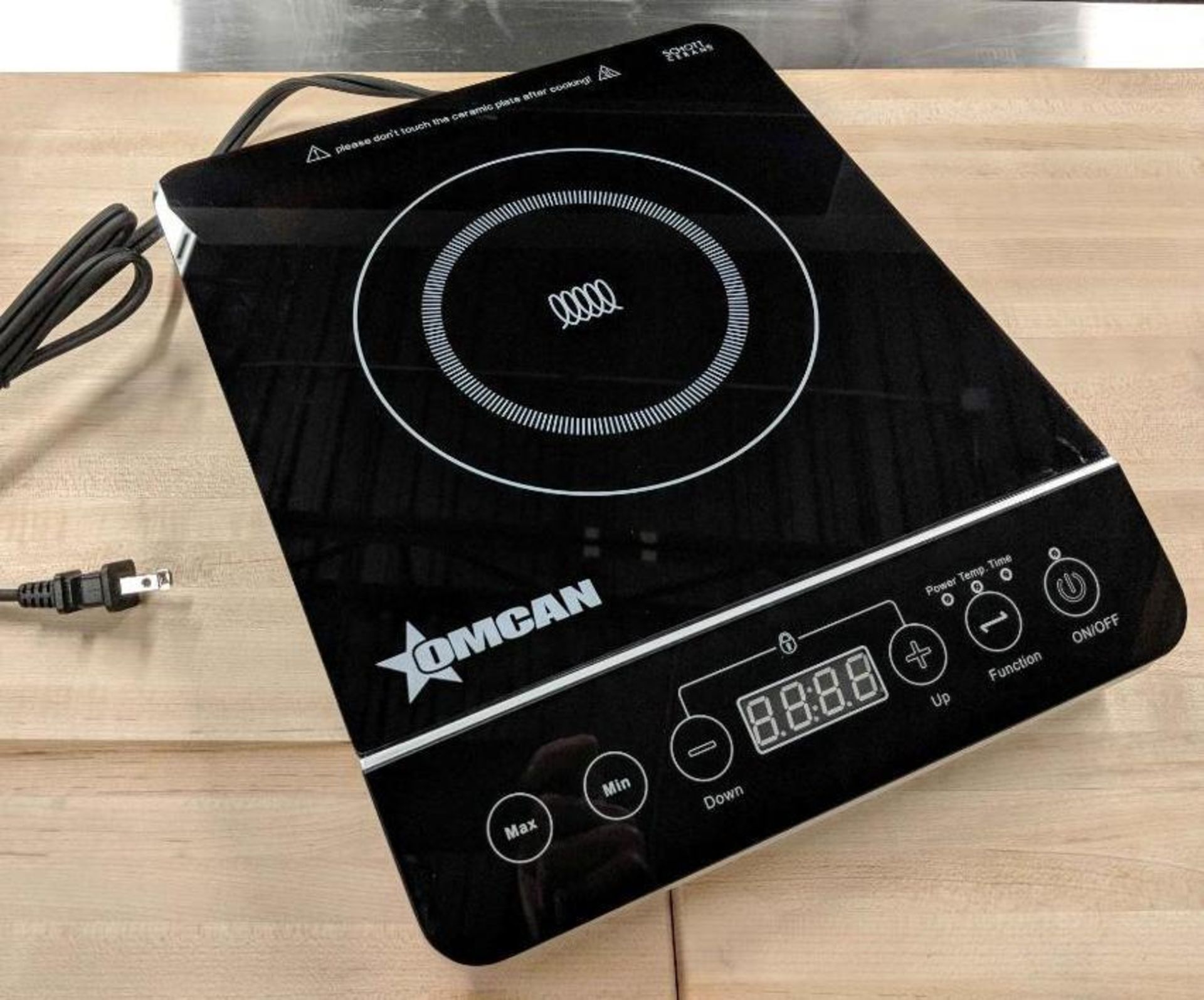 1800W COUNTERTOP INDUCTION COOKER, 120V, OMCAN 45486 - NEW