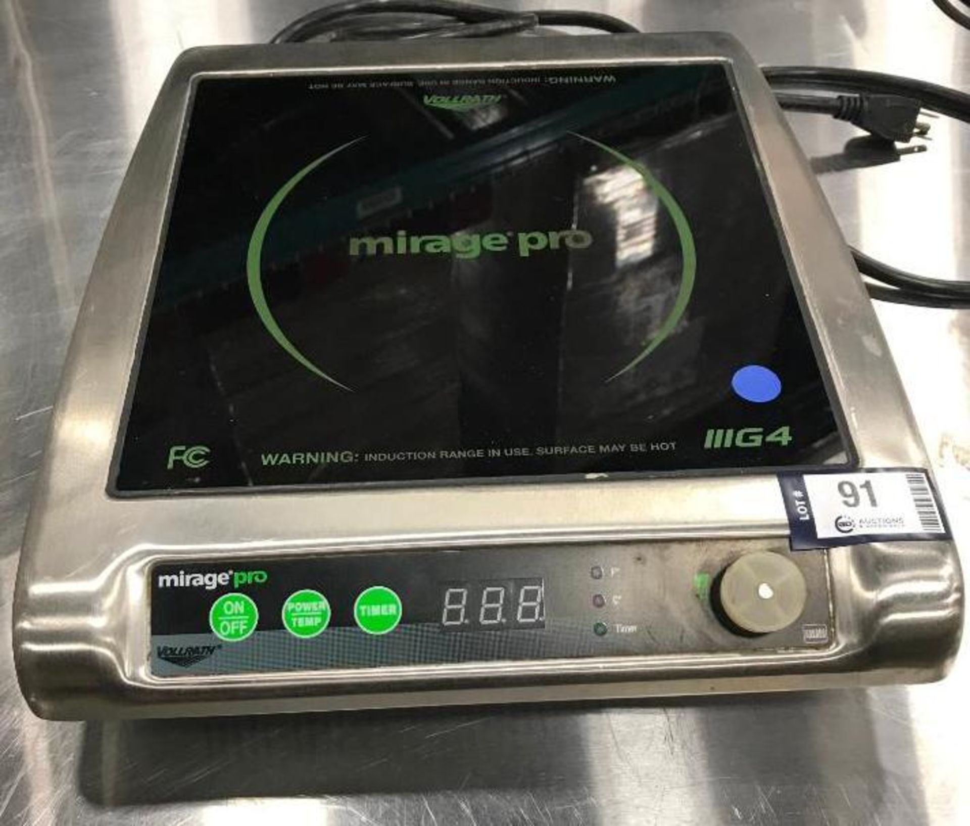 VOLLRATH 59510P MIRAGE PRO INDUCTION COOKER