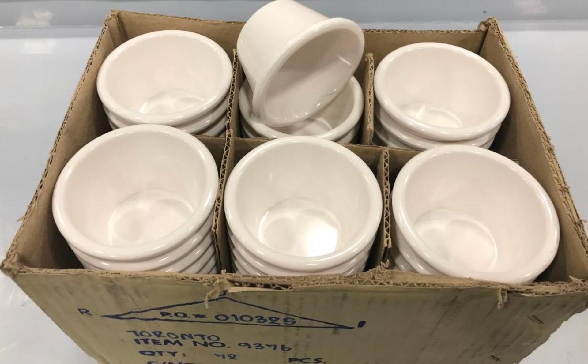 4 OZ BONE SMOOTH RAMEKIN - CASE OF 72 - JOHNSON ROSE 9376 - NEW - Image 3 of 3