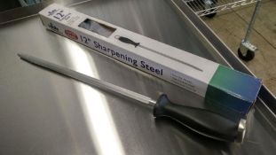 12" PREMIUM SHARPENING STEEL, UPDATE G-2H - NEW