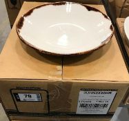 DUDSON HARVEST NATURAL CHEF'S BOWL - 6/CASE, MADE IN ENGLAND
