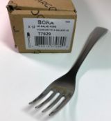 BORA 7" US SALAD FORK - 12/CASE - NEW