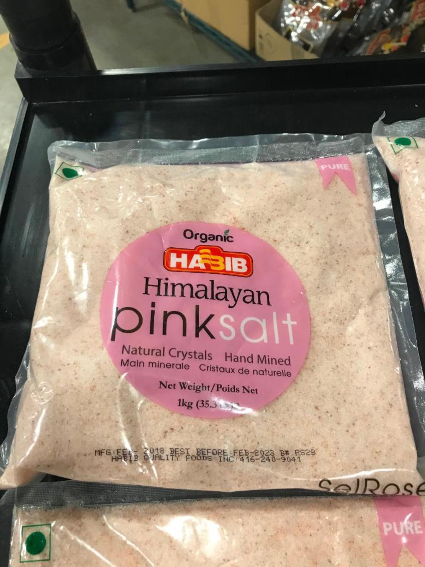 (6) BAGS OF ORGANIC HABIB HIMALAYAN PINK SALT - 1KG PER BAG - Image 5 of 8