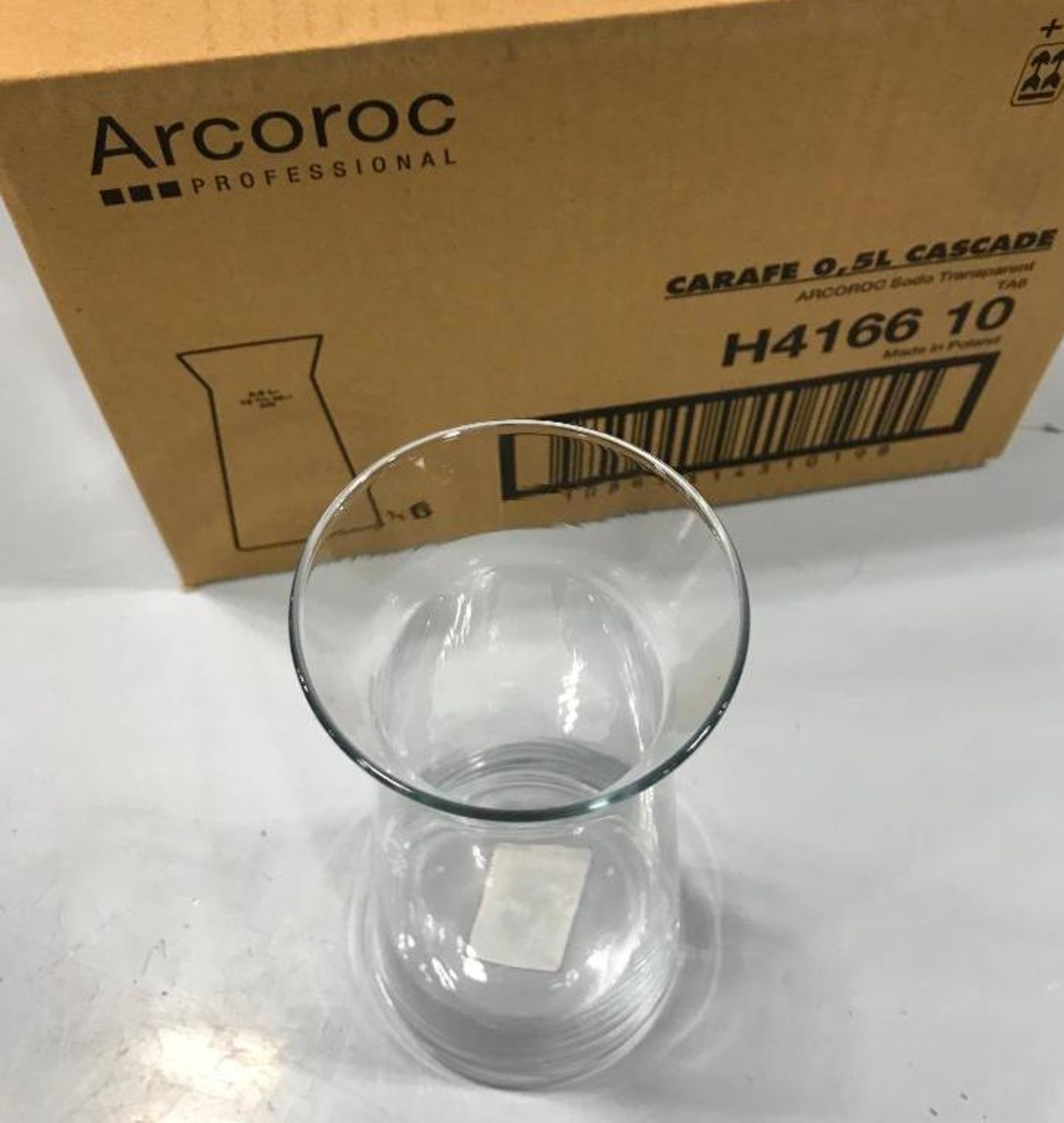 ARCOROC H4166 CASCADE 17 OZ DECANTER - LOT OF 6 - NEW - Image 4 of 4